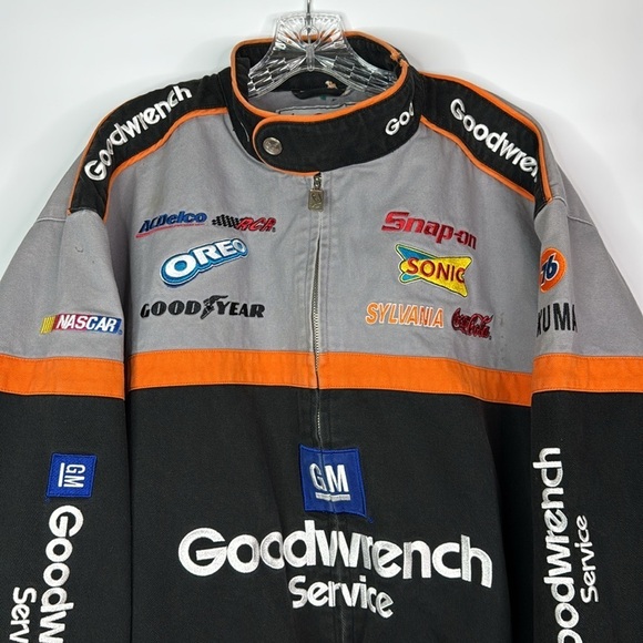 Vintage Chase Authentics Kevin Harvick Goodwrench NASCAR Jacket Large - Picture 2 of 12